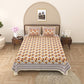 100% Cotton King Size Bedsheet with 2 Pillow Cover Set