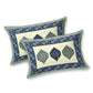 New Ajrak Print 100% Cotton King Size Bedsheet with 2 Pillow Cover Set