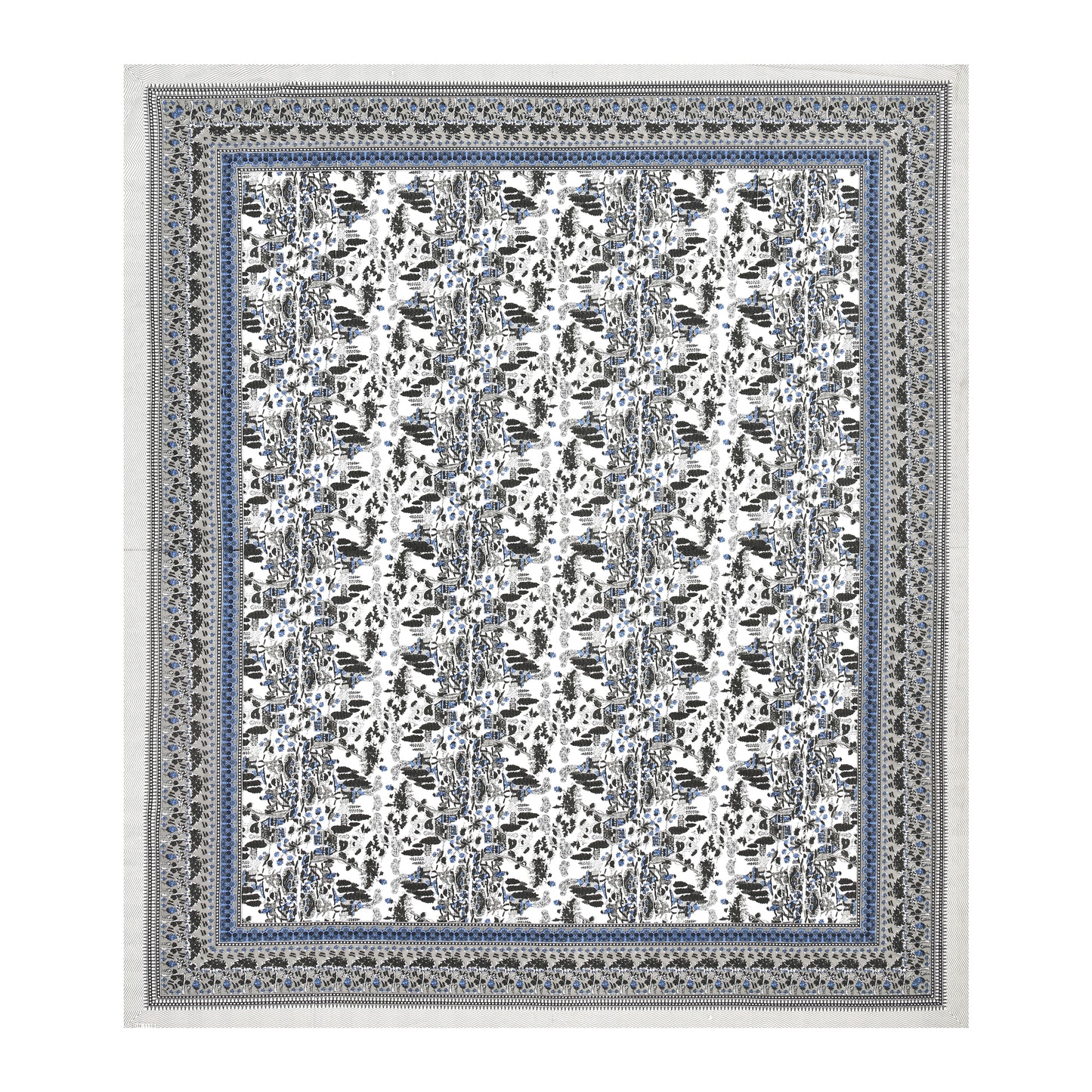 100% Cotton King Size Bedsheet with 2 Pillow Cover Set