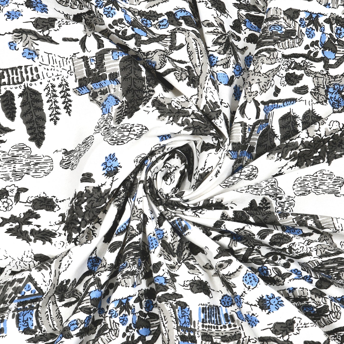 100% Cotton King Size Bedsheet with 2 Pillow Cover Set