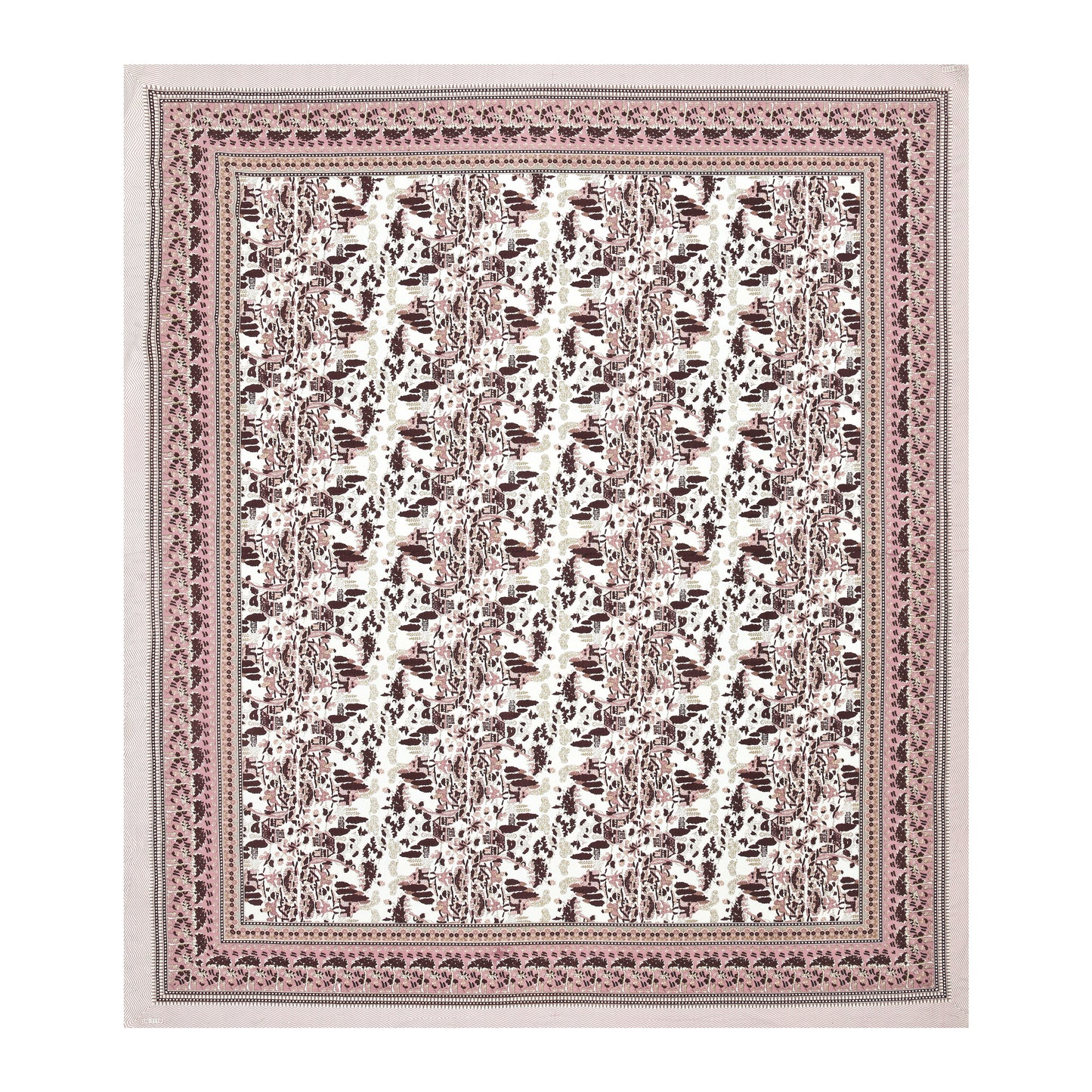 100% Cotton King Size Bedsheet with 2 Pillow Cover Set