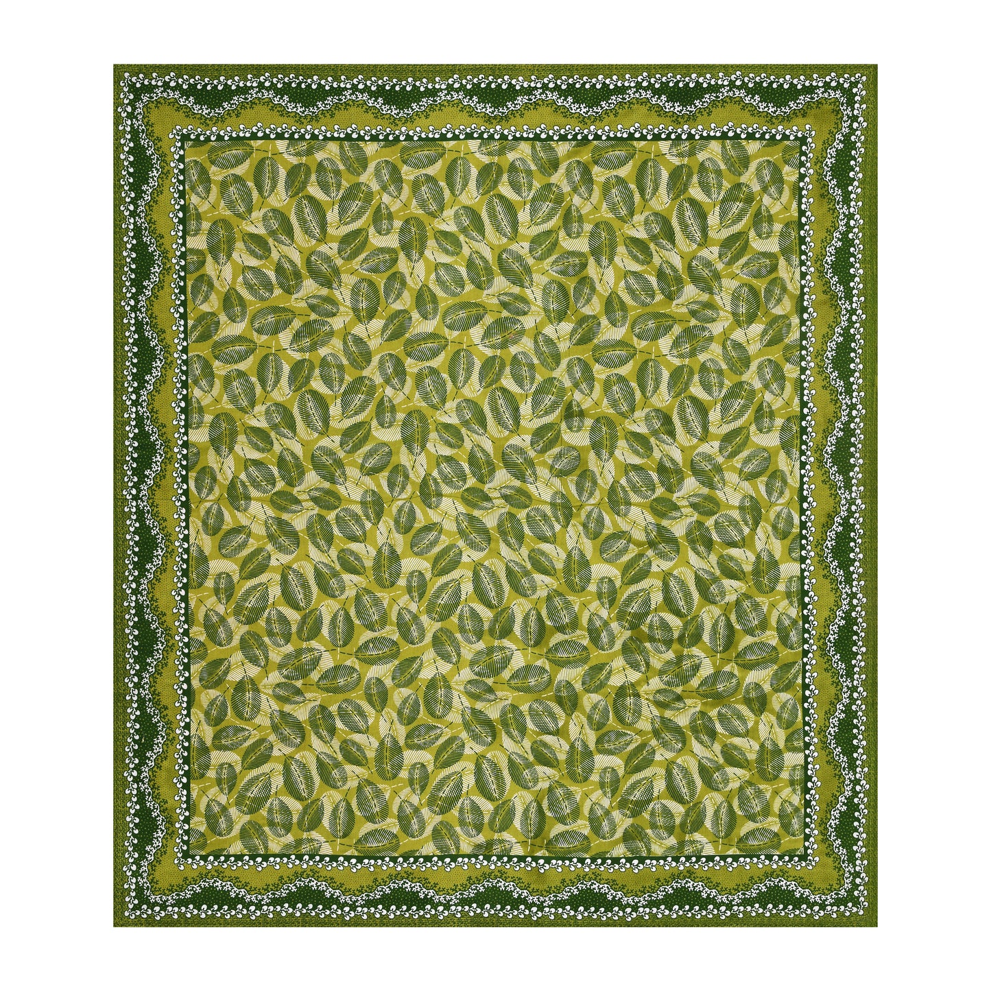 Royal Leaf Bedsheet 100% Cotton Queen Size Bedsheet With 2 Pillow Cover Set