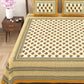 Buti Print 100% Cotton King Size Bedsheet with 2 Pillow Cover Set