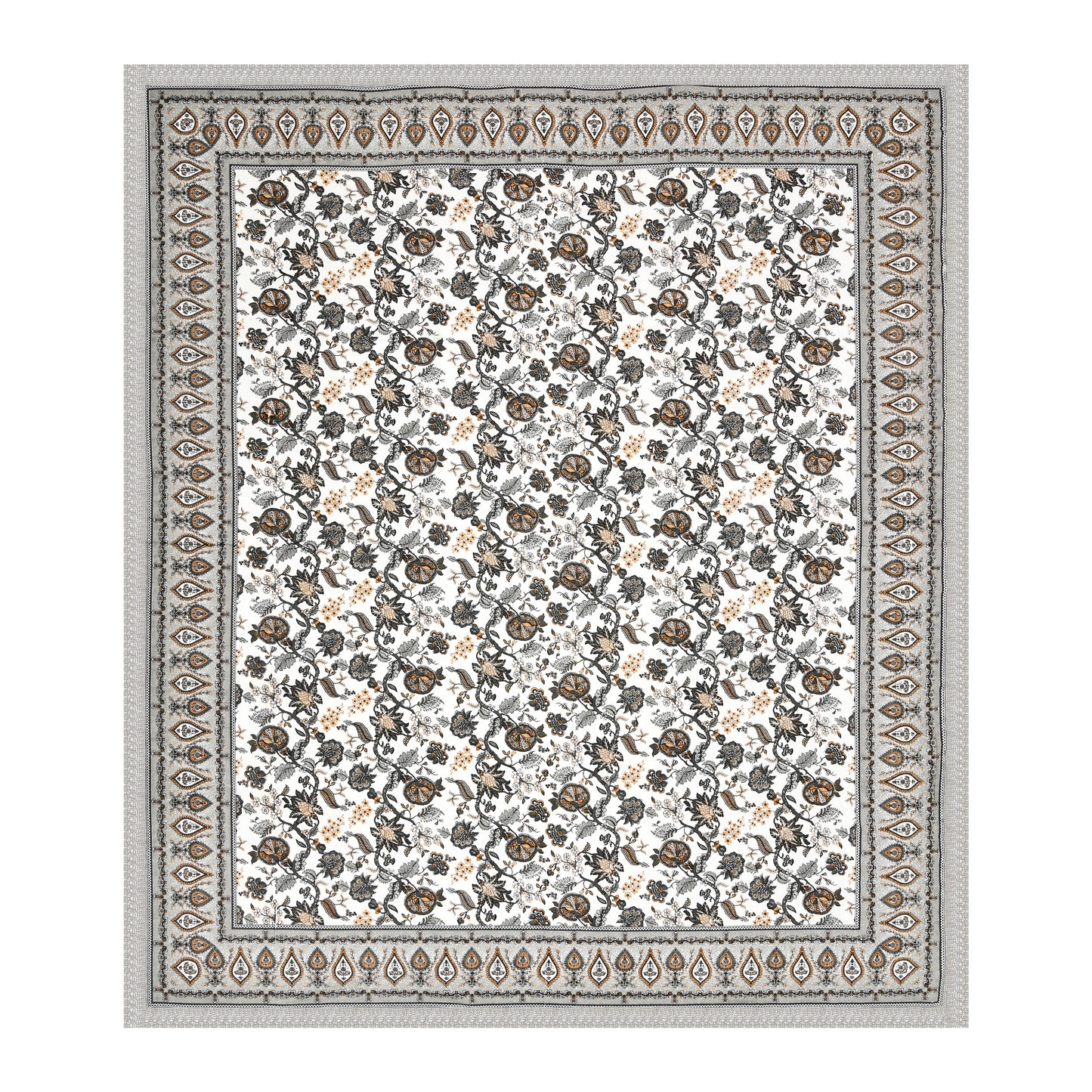 100% Cotton King Size Bedsheet with 2 Pillow Cover Set