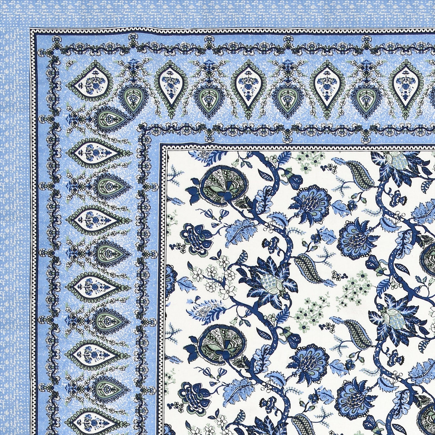 100% Cotton King Size Bedsheet with 2 Pillow Cover Set