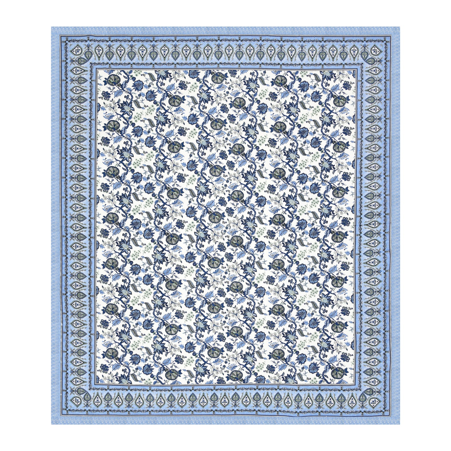 100% Cotton King Size Bedsheet with 2 Pillow Cover Set