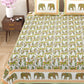 100% Cotton King Size Bedsheet with 2 Pillow Cover