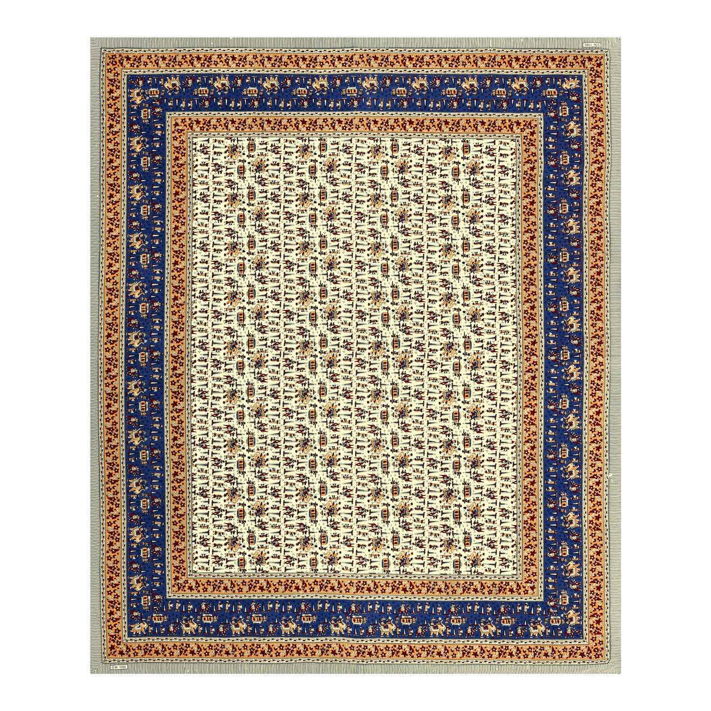 New Adimanav Print 100% Cotton King Size Bedsheet with 2 Pillow Cover Set