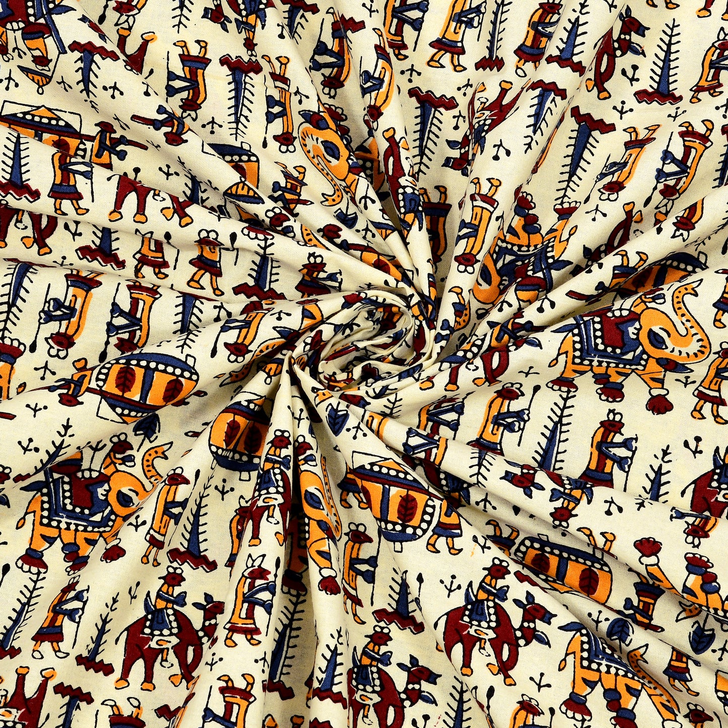 New Adimanav Print 100% Cotton King Size Bedsheet with 2 Pillow Cover Set