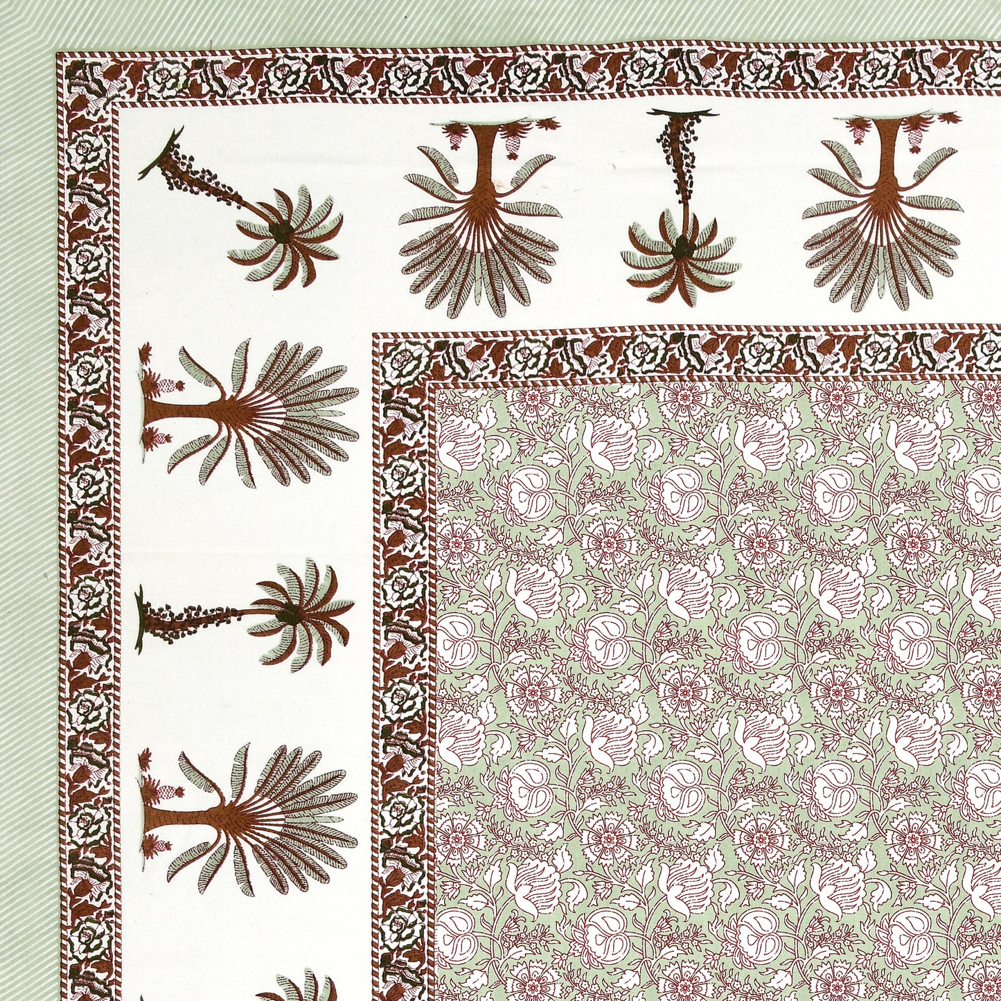 100% Cotton King Size Bedsheet with 2 Pillow Cover Set