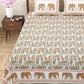 100% Cotton King Size Bedsheet with 2 Pillow Cover
