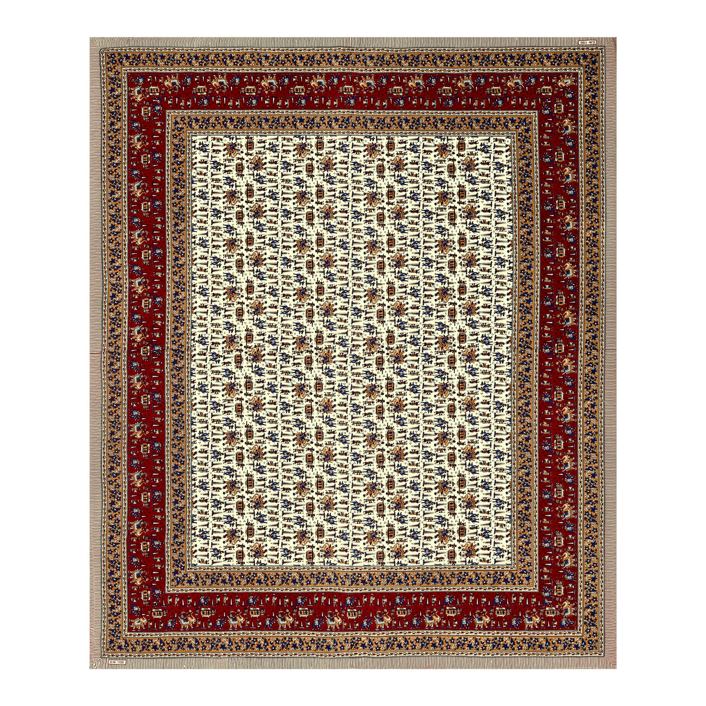 New Adimanav Print 100% Cotton King Size Bedsheet with 2 Pillow Cover Set