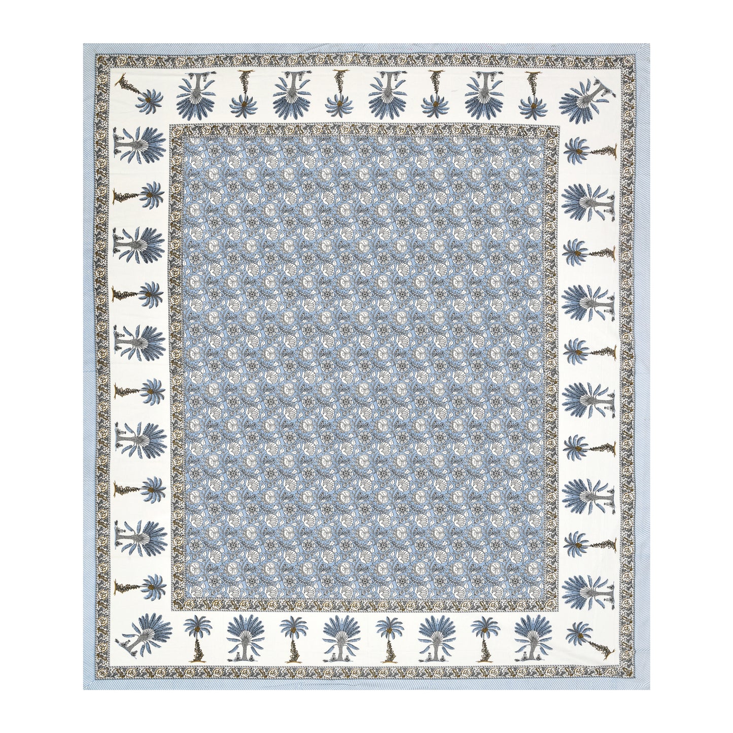 100% Cotton King Size Bedsheet with 2 Pillow Cover Set