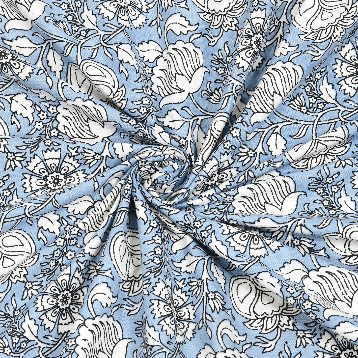 100% Cotton King Size Bedsheet with 2 Pillow Cover Set