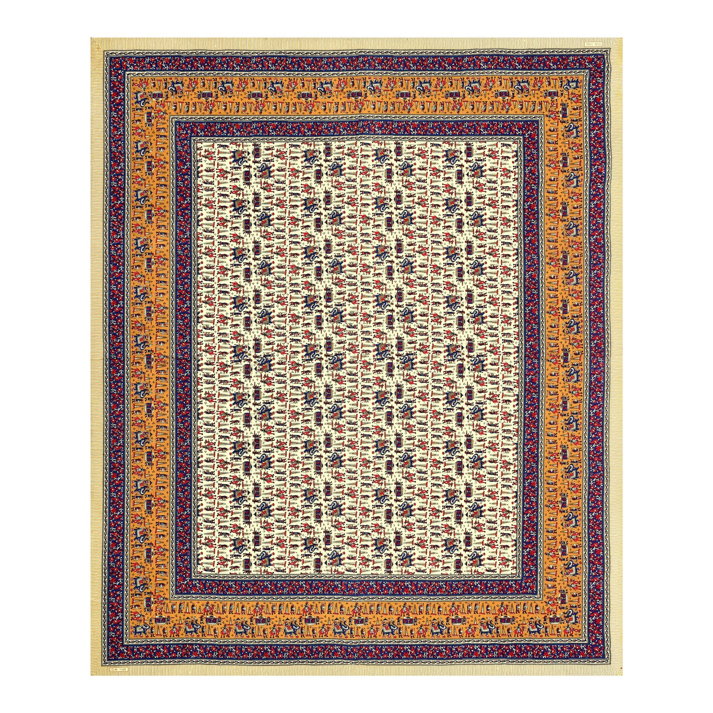 New Adimanav Print 100% Cotton King Size Bedsheet with 2 Pillow Cover Set