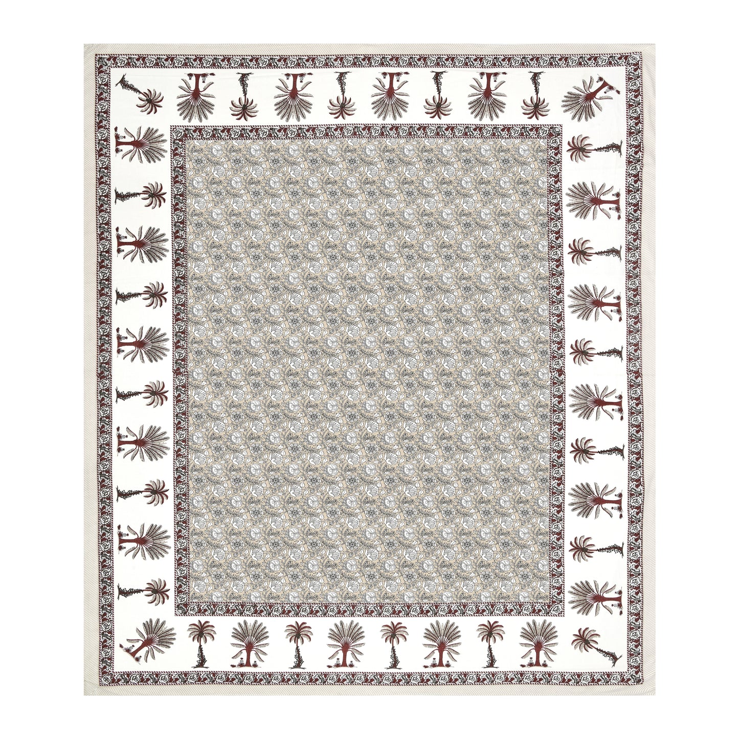 100% Cotton King Size Bedsheet with 2 Pillow Cover Set