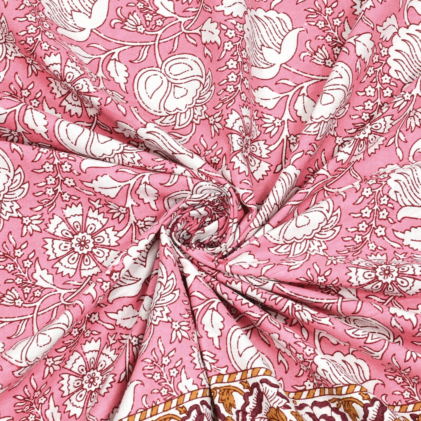 100% Cotton King Size Bedsheet with 2 Pillow Cover Set