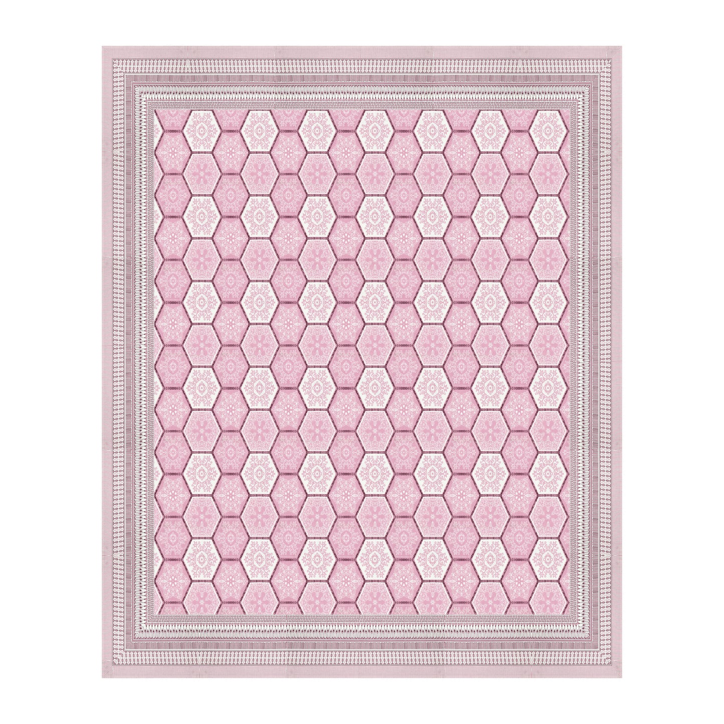 Neel Gagan 100% Cotton King Size Bedsheet with 2 Pillow Cover Set