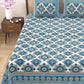 100% Cotton King Size Bedsheet with 2 Pillow Cover Set