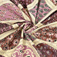 New Ajrak Print 100% Cotton King Size Bedsheet with 2 Pillow Cover Set