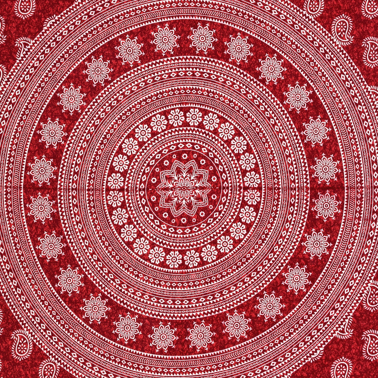 Carry Buta Bedsheet 100% Cotton Queen Size Bedsheet With 2 Pillow Cover Set