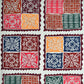 Ajrak Print Bedsheet 100% Cotton Queen Size Bedsheet With 2 Pillow Cover Set