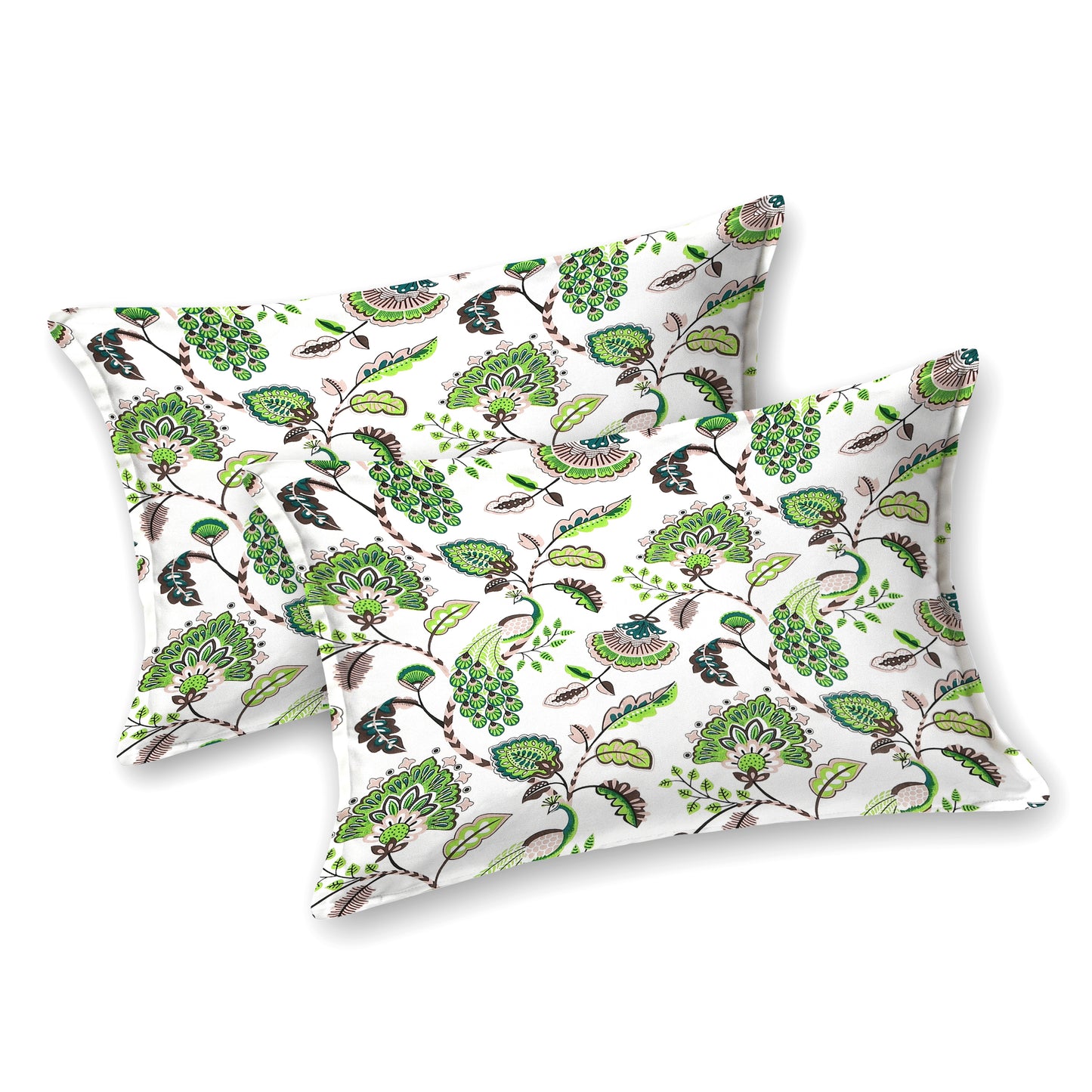 100% Cotton King Size Bedsheet with 2 Pillow Cover Set