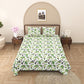 100% Cotton King Size Bedsheet with 2 Pillow Cover Set