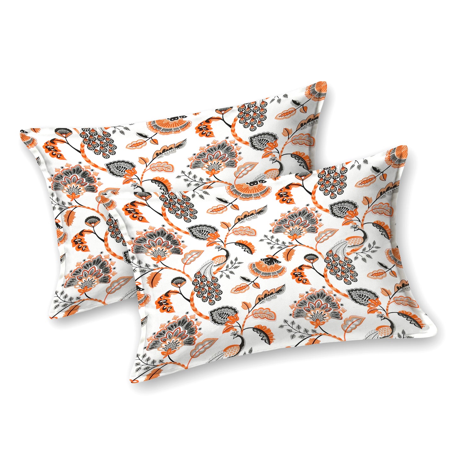 100% Cotton King Size Bedsheet with 2 Pillow Cover Set