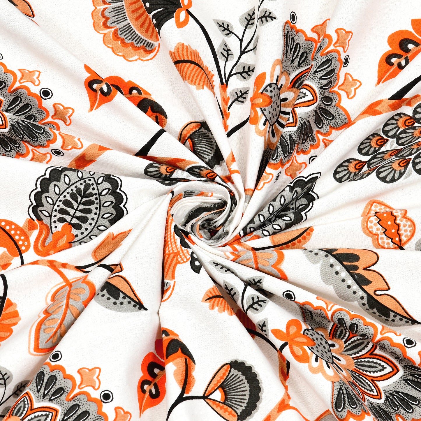 100% Cotton King Size Bedsheet with 2 Pillow Cover Set