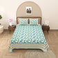 100% Cotton King Size Bedsheet with 2 Pillow Cover