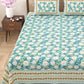 100% Cotton King Size Bedsheet with 2 Pillow Cover