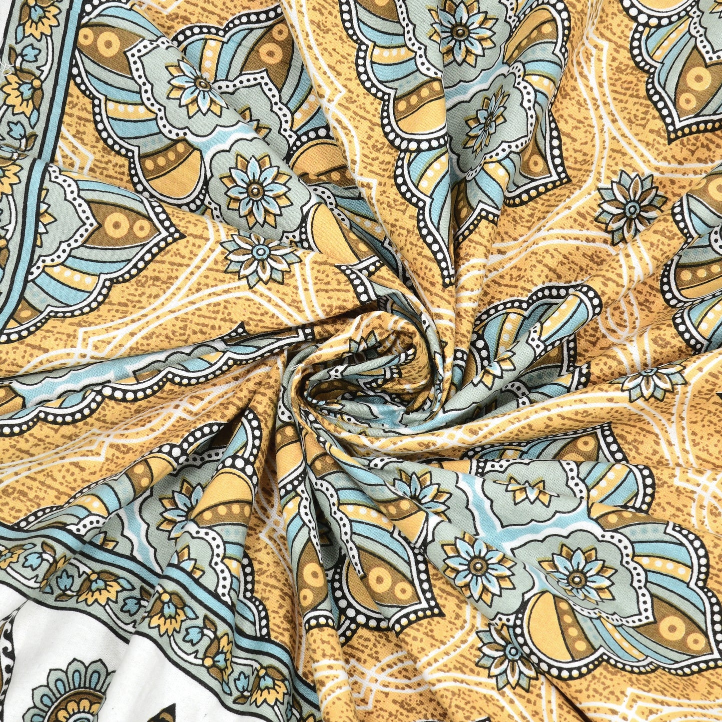 100% Cotton King Size Bedsheet with 2 Pillow Cover Set