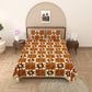 New Ajrak  Print 100% Cotton King Size Bedsheet with 2 Pillow Cover Set