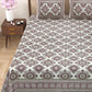 100% Cotton King Size Bedsheet with 2 Pillow Cover Set