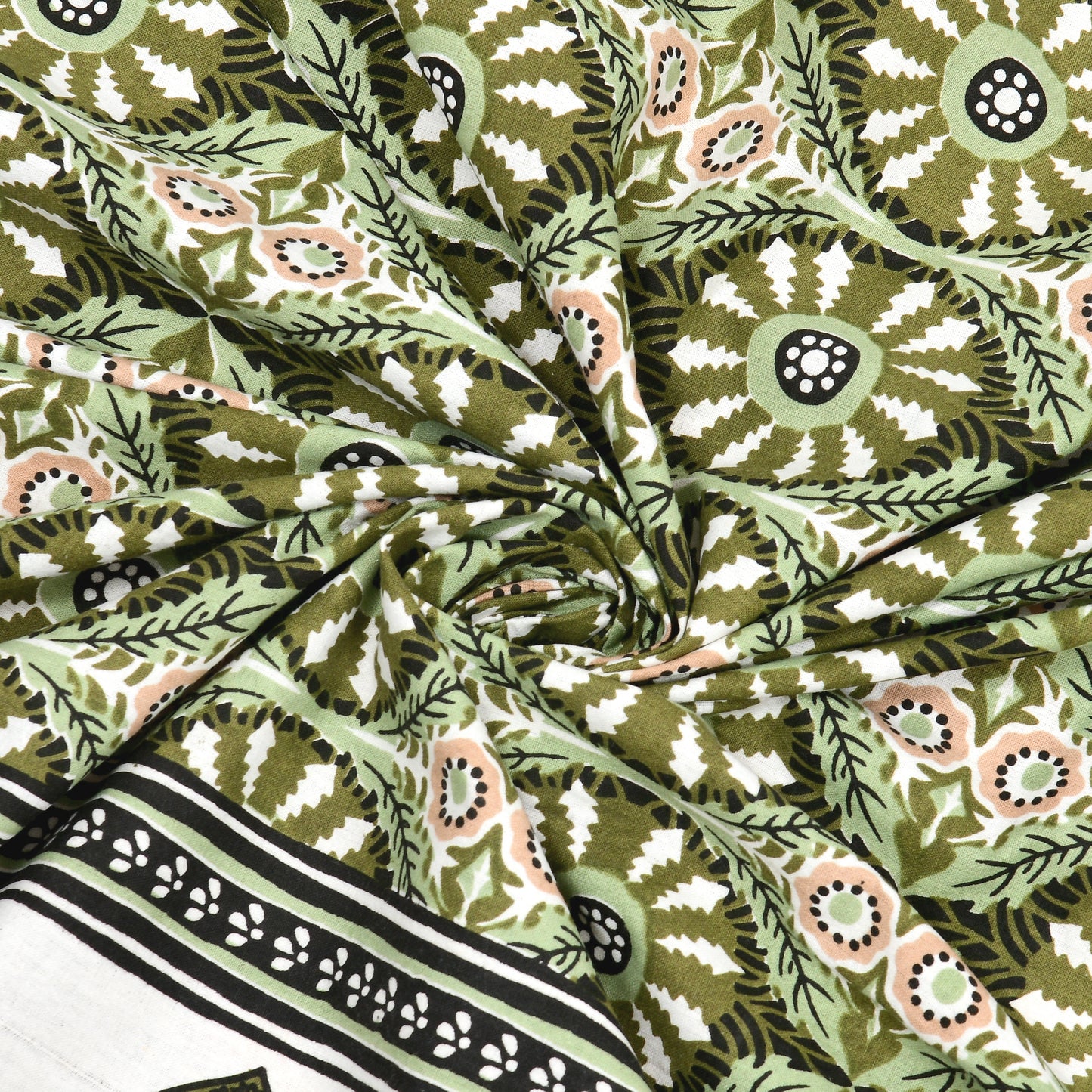 100% Cotton King Size Bedsheet with 2 Pillow Cover Set