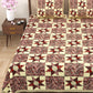New Ajrak  Print 100% Cotton King Size Bedsheet with 2 Pillow Cover Set