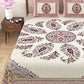 Royal Rajwada Print 100% Cotton King Size Bedsheet with 2 Pillow Cover Set