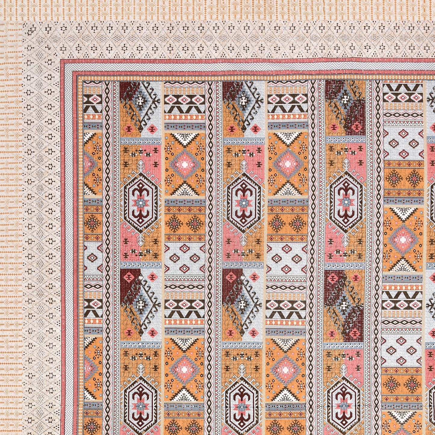 100% Cotton King Size Bedsheet with 2 Pillow Cover Set