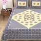 Kashish Print 100% Cotton King Size Bedsheet with 2 Pillow Cover Set