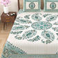 Royal Rajwada Print 100% Cotton King Size Bedsheet with 2 Pillow Cover Set