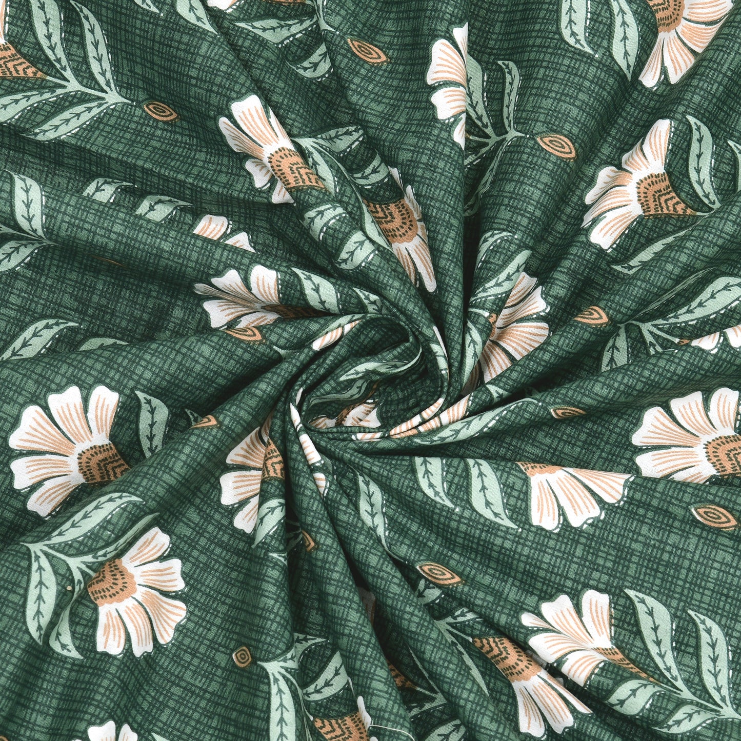 100% Cotton King Size Bedsheet with 2 Pillow Cover Set