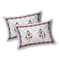 Royal Sanganeri Block Print 100% Cotton King Size Bedsheet with 2 Pillow Cover Set