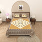Kashish Print 100% Cotton King Size Bedsheet with 2 Pillow Cover Set