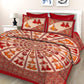 New collection Doll And Teda Mor 100% Cotton King Size Bedsheet with 2 Pillow Cover Set
