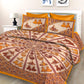New collection Doll And Teda Mor 100% Cotton King Size Bedsheet with 2 Pillow Cover Set