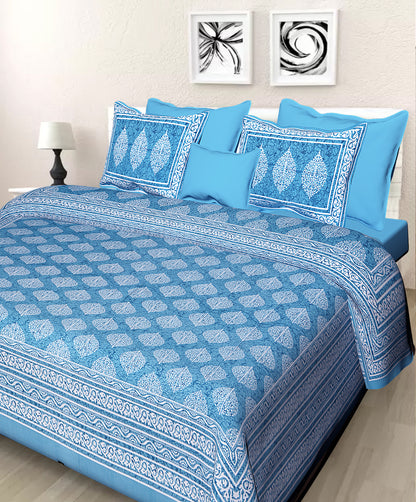 Jaipuri 100% Cotton Double Size Bedsheet ( 280 TC ) JAIPUR PRINTS