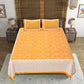 100% Cotton King Size Bedsheet with 2 Pillow Cover