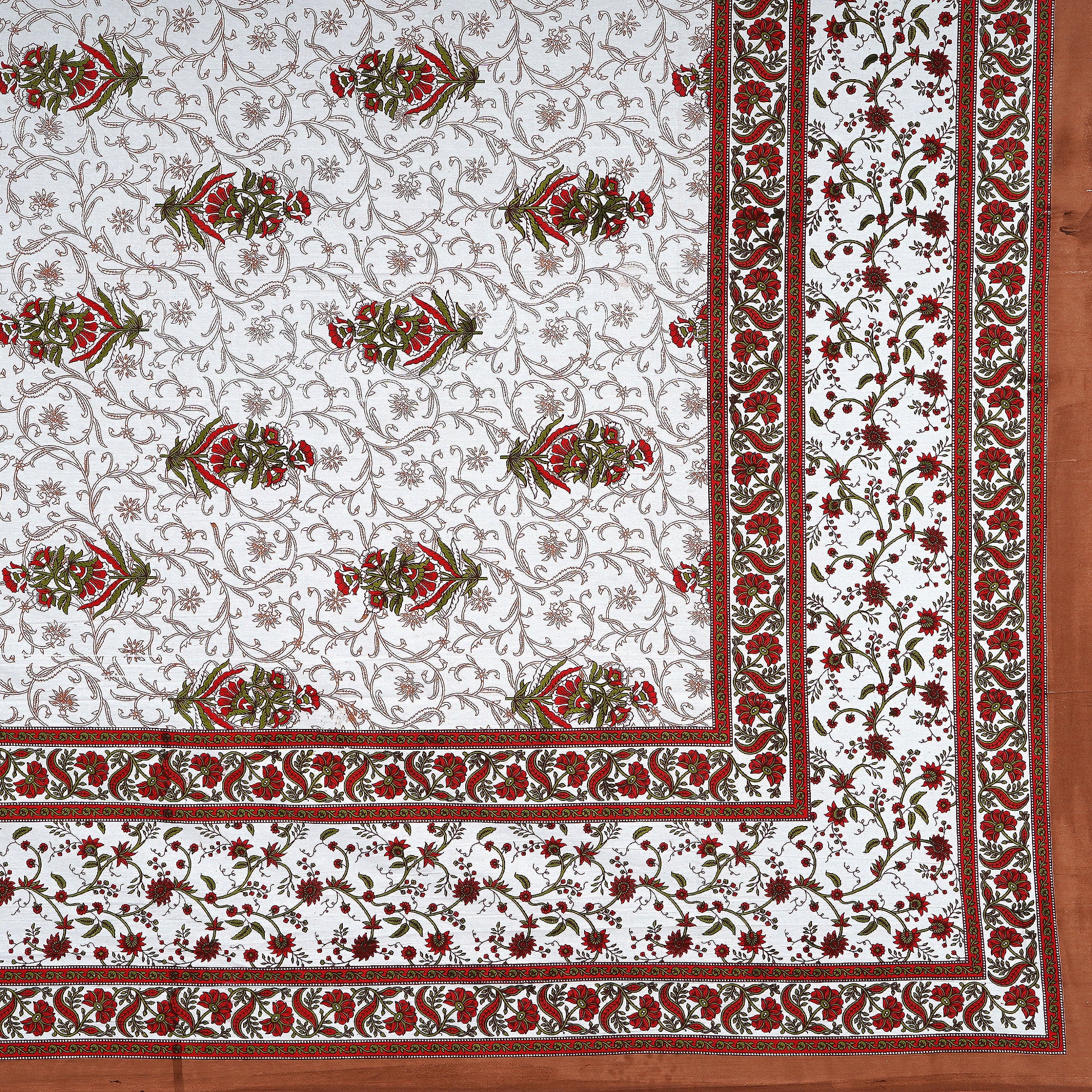 Jaipuri 100% Cotton Double Size Bedsheet ( 280 TC ) www.jaipurtohome.com