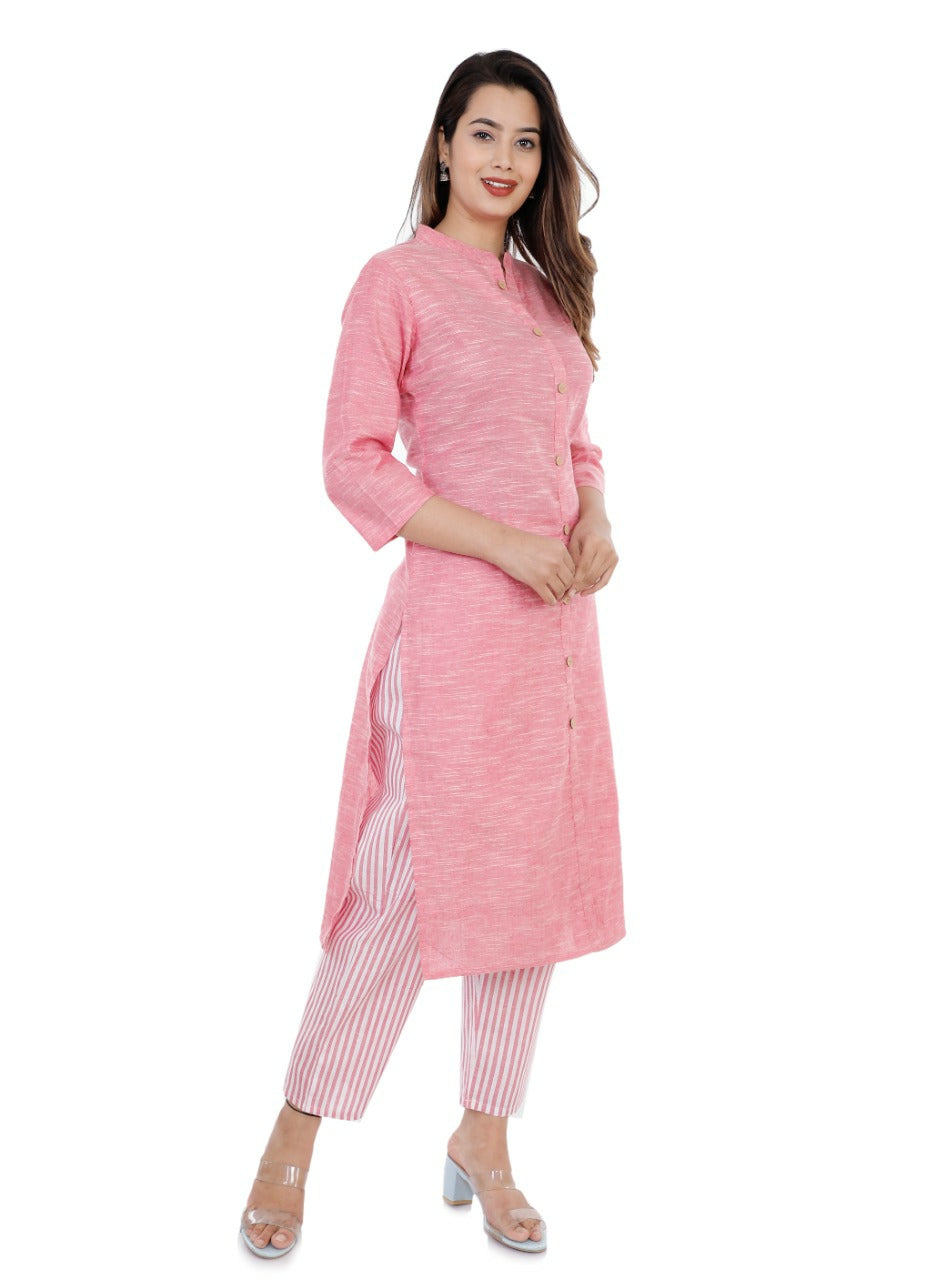 Simple Casual Wear Skin-friendly Breathable Round Neck Cotton Palazzo Kurti  Set For Ladies Bust Size: 32 Inch (in) at Best Price in Jaipur | Jyoti Saree